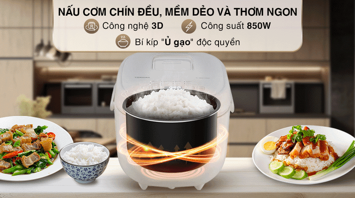 Nồi cơm điện tử Toshiba 1.8 lít RC-18DR4TVN(W) - Công nghệ