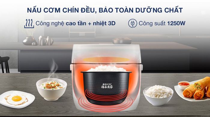 Nồi cơm áp suất cao tần Toshiba 1.8 lít RC-18VXWVN(W) - Công nghệ
