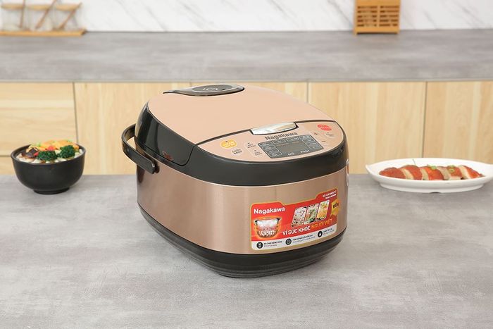 Dung tích, công nghệ nấu - Nồi cơm điện tử Nagakawa 1.8 lít NER5556