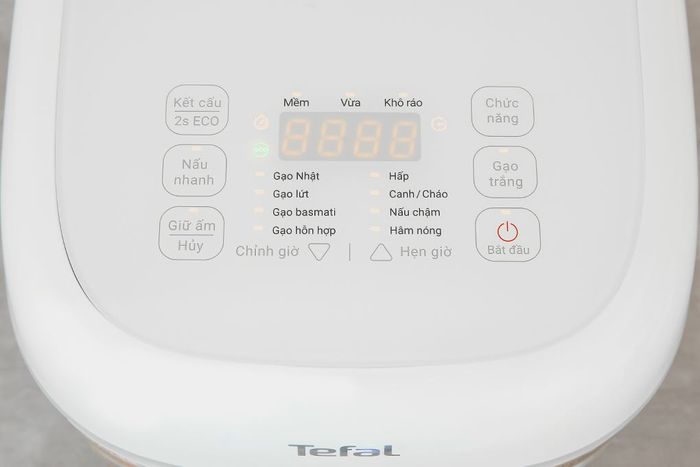Nồi cơm điện tử Tefal 1.8 lít Delirice RK7711Y0 - Bảng điều khiển