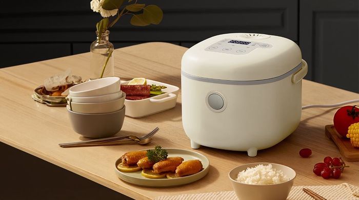 Thiết kế trang nhã - Nồi cơm điện tử Bear 1 lít RC-4H30U