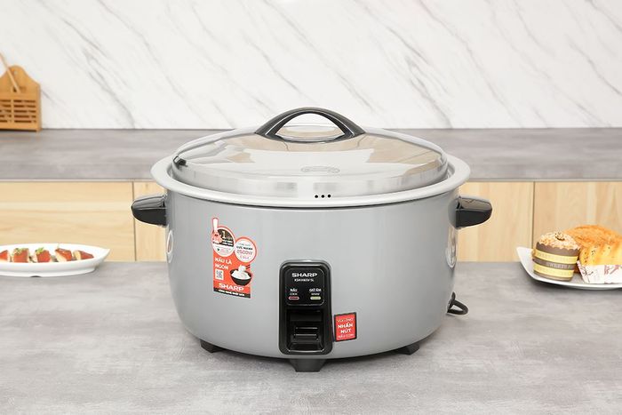 Nồi cơm nắp rời Sharp 6.5 lít KSH-H65V-SL - Thiết kế