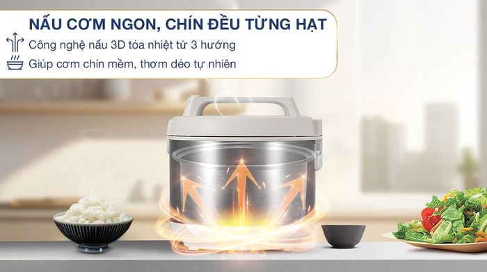 Nồi cơm nắp gài Cuckoo 2.52 lít CR-1415 - Công nghệ