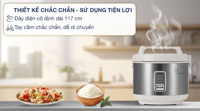 Nồi cơm nắp gài Cuckoo 2.52 lít CR-1415 - Dây điện