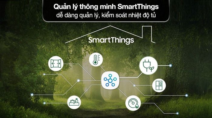 Tủ lạnh Samsung Inverter 648 lít Multi Door RF59C766FB1/SV - SmartThings