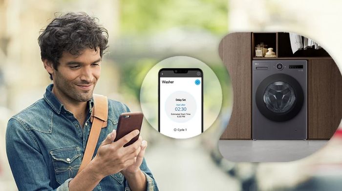 Máy giặt sấy LG Inverter giặt 17 kg - sấy 10 kg F2517RNTG - Tiện ích