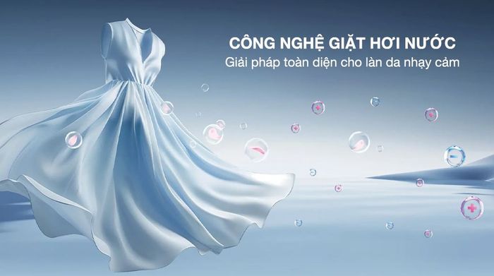 Công nghệ giặt hơi nước - Máy giặt Haier X9 Inverter 10 kg HW100-BD14387GNU1