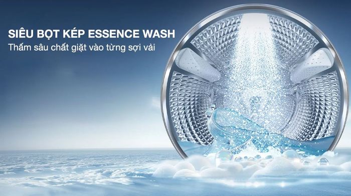 Siêu bọt kép Essence Wash - Máy giặt Haier X9 Inverter 10 kg HW100-BD14387GNU1