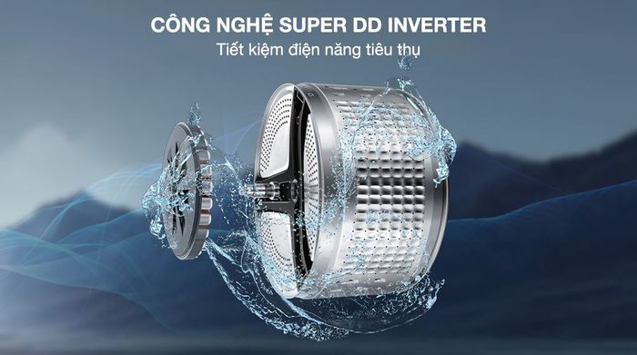 Công nghệ tiết kiệm điện - Máy giặt Haier X9 Inverter 10 kg HW100-BD14387GNU1