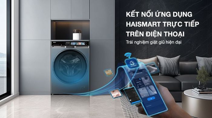 Ứng dụng Haismart - Máy giặt Haier X9 Inverter 10 kg HW100-BD14387GNU1