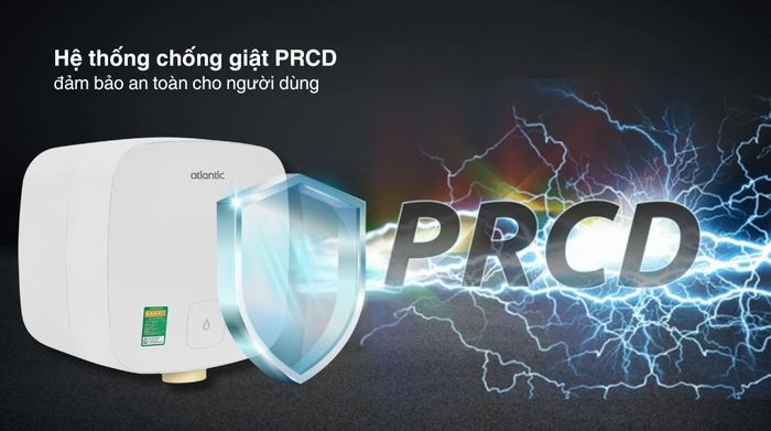 Máy nước nóng gián tiếp Atlantic 30 lít SWH 30A M-N0 AMI SQUARE 831261 - Các chế độ an toàn