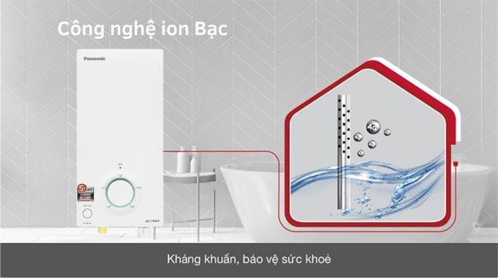 Máy nước nóng trực tiếp Panasonic 4500W DH-4VP1VW - Chế độ diệt khuẩn