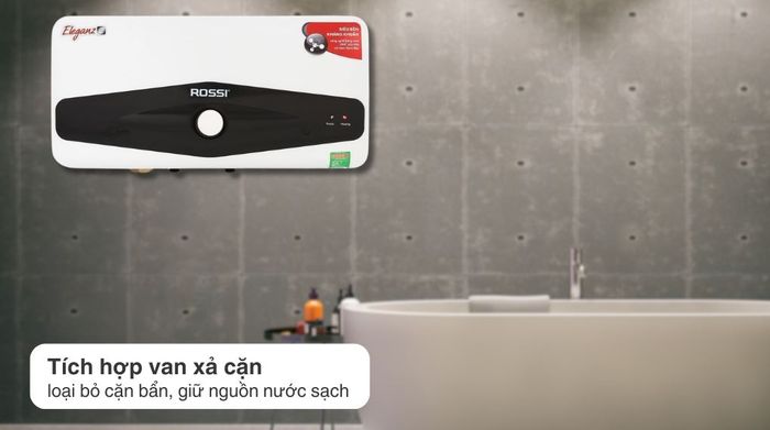 Máy nước nóng gián tiếp Rossi Eleganz-C 15 lít 2500W REC15SL - Tiện ích