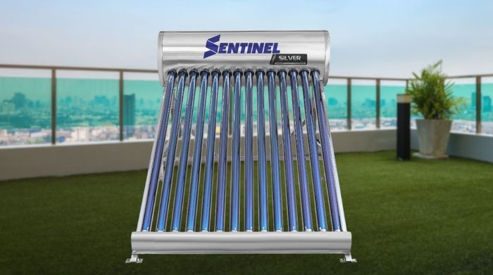 Máy nước nóng năng lượng mặt trời Sơn Hà 140 lít Sentinel Silver 58-140T - Thiết kế