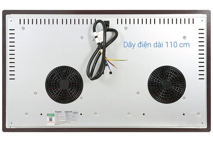 Quạt tản nhiệt - Bếp từ đôi lắp âm Kangaroo KGIC48D1C