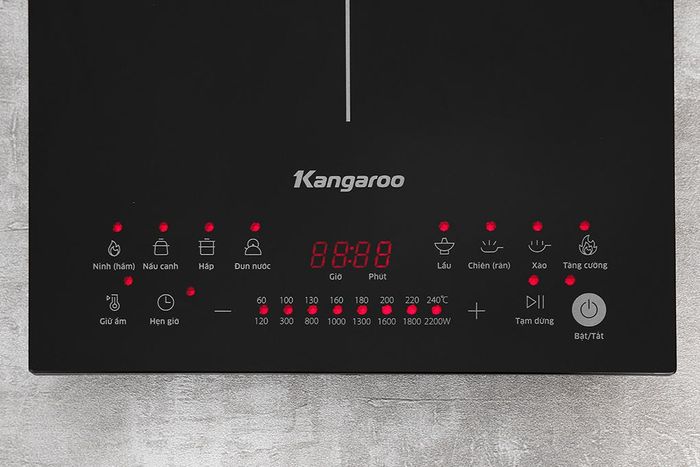 Bảng điều khiển - Bếp từ Kangaroo KGIC22S2
