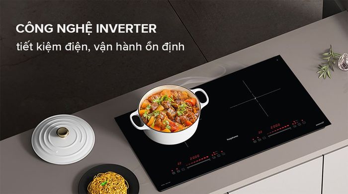 Công nghệ Inverter - Bếp từ đôi lắp âm Nagakawa NK2C30M