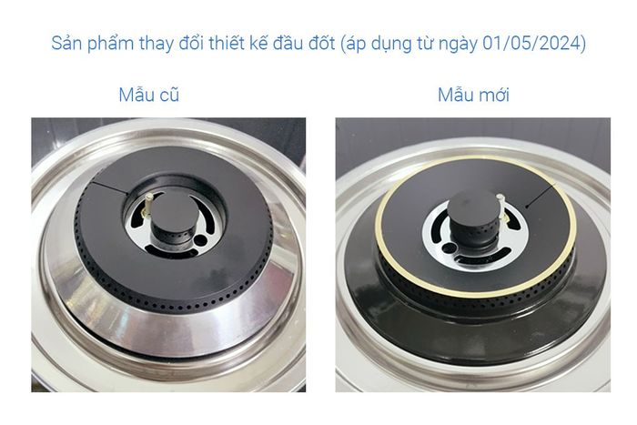 Đầu đốt - Bếp ga âm Duxton DG-2BGV