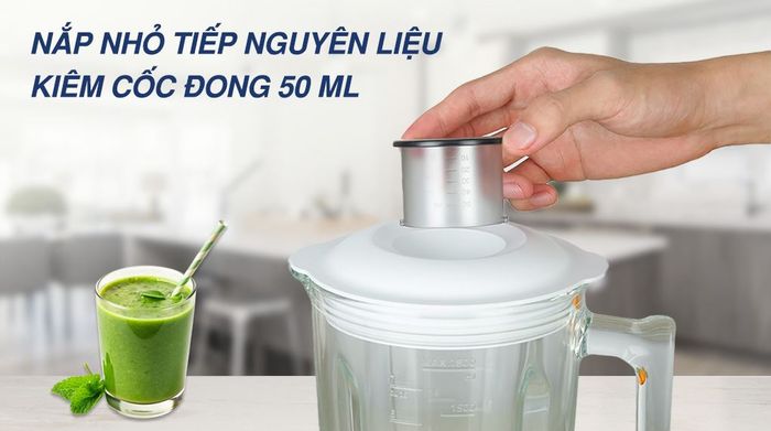 Nắp nhỏ tiếp nguyên liệu - Máy xay sinh tố Philips HR3760/01