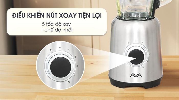 Bảng điều khiển - Máy xay sinh tố đa năng AVA BL9708
