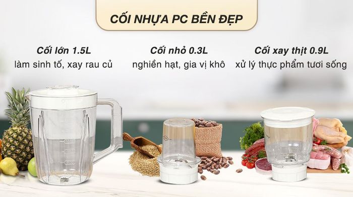 Máy xay sinh tố đa năng Kangaroo KGBL3P1 - Thiết kế