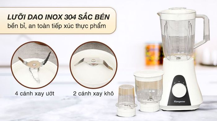 Máy xay sinh tố đa năng Kangaroo KGBL3P1 - Lưỡi dao