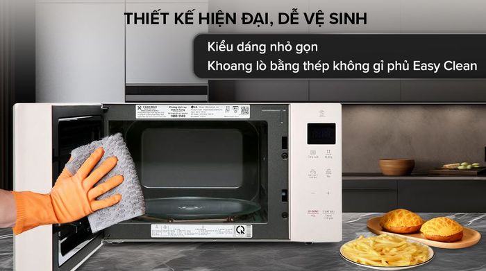 Thiết kế - Lò vi sóng LG MS2535GIK 25 lít