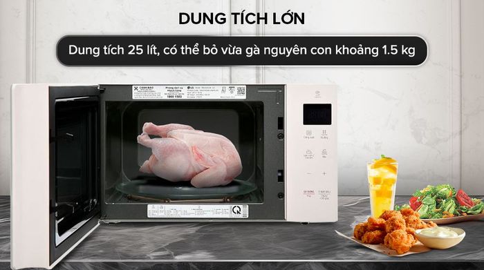 Dung tích - Lò vi sóng LG MS2535GIK 25 lít