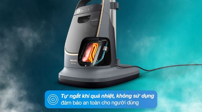 Bàn ủi hơi nước đứng Philips AIS8540/80 2400W - Tiện ích và tính năng an toàn