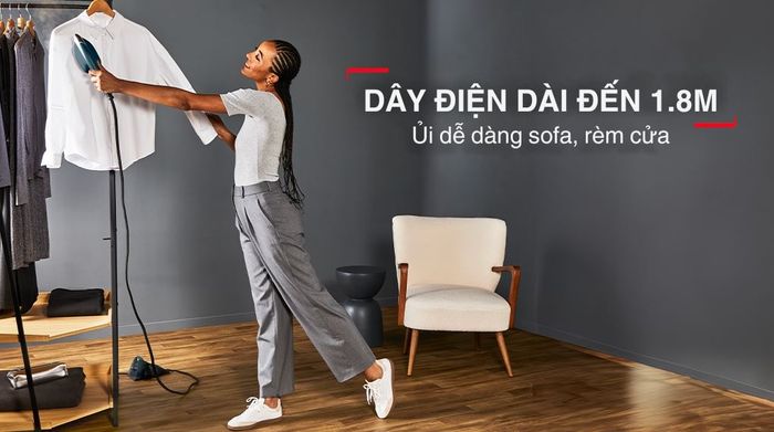 Bàn ủi hơi nước đa năng Tefal 2 trong 1 Duo Power JF4032E0 1850W - Thiết kế