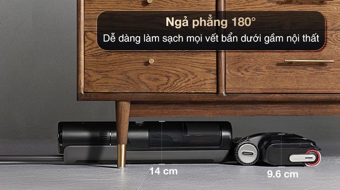 Máy hút bụi lau nhà Dreame H13 FlexReach - Công nghệ ngả phẳng 180°