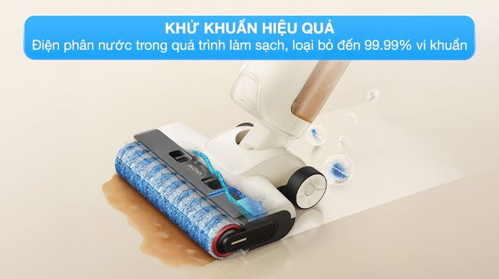 Điện phân nước tự động - Máy hút bụi lau nhà Mova K30