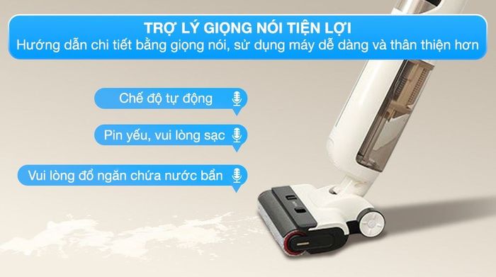 Máy hút bụi lau nhà Mova K30 - Trợ lý giọng nói