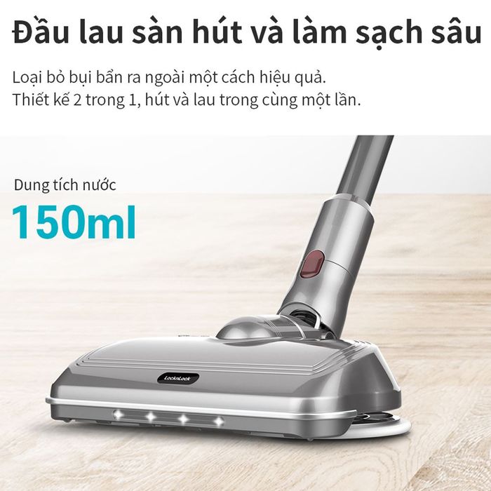 Máy hút bụi không dây Lock&Lock ENV356GRY - Đầu hút
