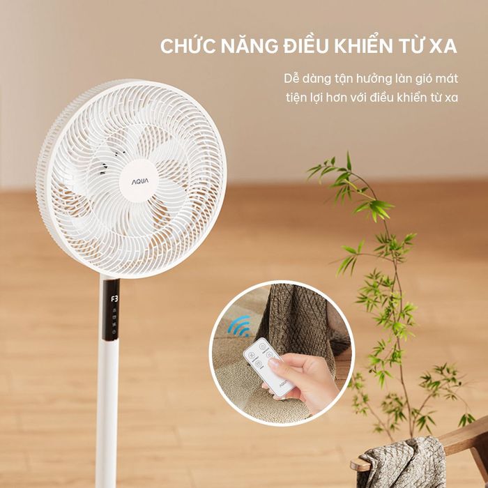 Quạt đứng AQUA 7 cánh AQS-FED3501R(W)-VN 50W -