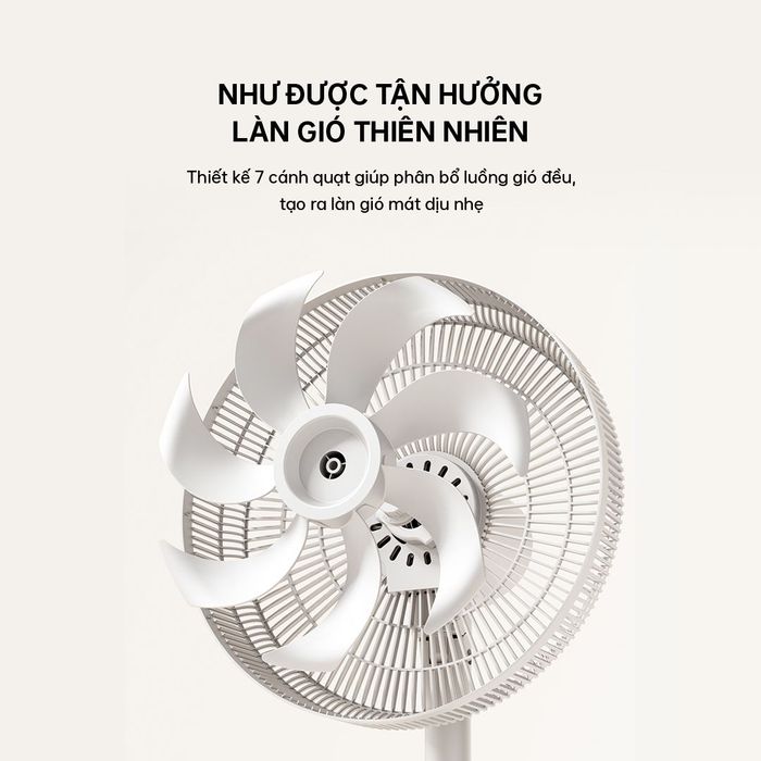 Quạt đứng AQUA 7 cánh AQS-FED3501R(W)-VN 50W - Thiết