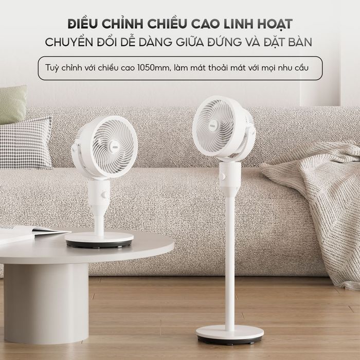 Quạt đứng AQUA 3 cánh AQF-ED1800T(W) 40W thiết kế nhỏ gọn