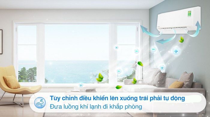 Máy lạnh 2 chiều Panasonic Inverter 2 HP CU/CS-YZ18AKH-8 - Cơ chế gió