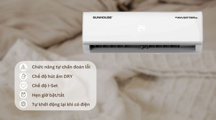 Máy lạnh Sunhouse Inverter 2.5 HP SHR-AW24IC610 - Tiện ích