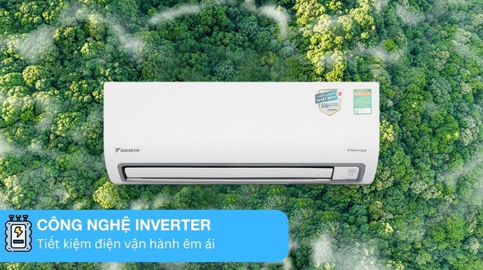 Máy lạnh Daikin Inverter 1 HP ATKB25ZVMV - Công nghệ tiết kiệm điện