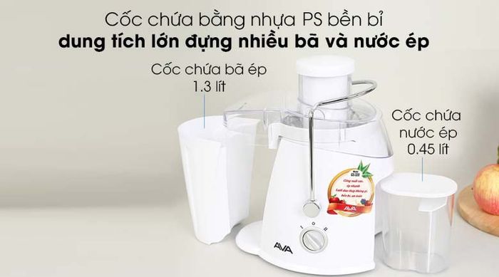 Máy ép trái cây AVA GS-320 - Chất liệu