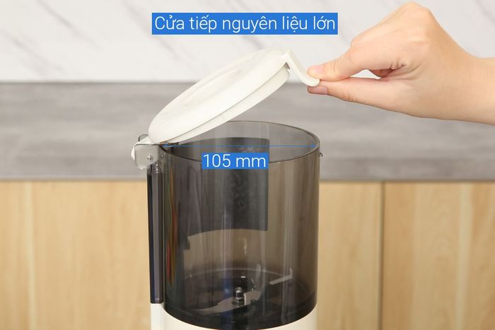 Máy ép chậm AVA ZZJ851A - Ống tiếp nguyên liệu lớn