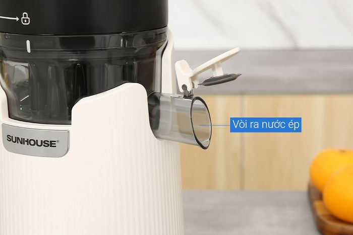 Máy ép chậm Sunhouse SHD5504 - Vòi chống nhỏ giọt