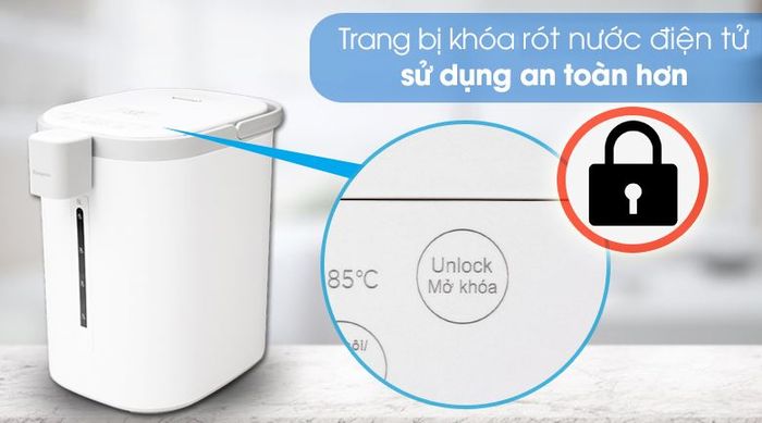 Khóa rót nước - Bình thủy điện Kangaroo KG5K1 5 lít