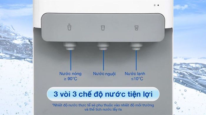Cây nước nóng lạnh Electrolux EDBMFACWF 530W - Vòi riêng biệt
