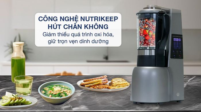 Công nghệ hút chân không - Máy làm sữa hạt Mishio MK-307