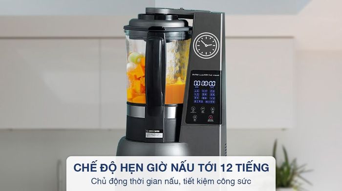 Hẹn giờ nấu - Máy làm sữa hạt Mishio MK-307