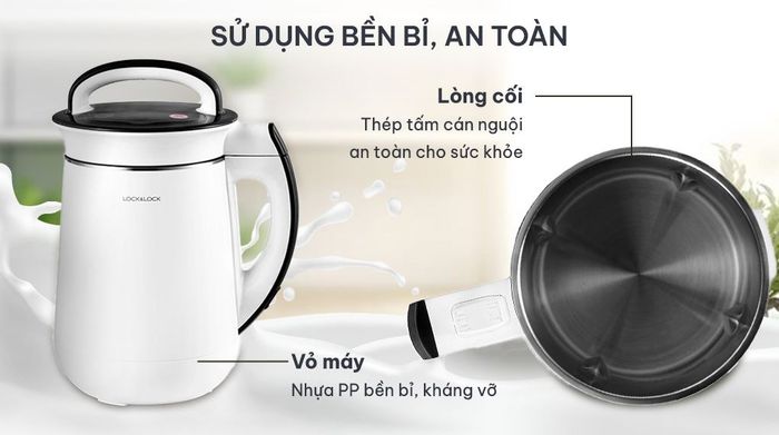 Chất liệu - Máy làm sữa hạt đa năng Lock&Lock EJS226