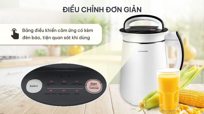 Điều khiển - Máy làm sữa hạt đa năng Lock&Lock EJS226