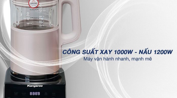 Công suất - Máy làm sữa hạt đa năng Kangaroo KG175HB3
